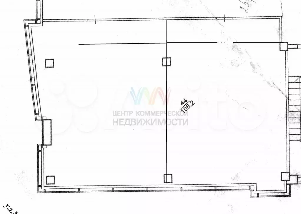 Светлый офис опенспейс 110 м2 в БЦ Треугольник - Фото 0