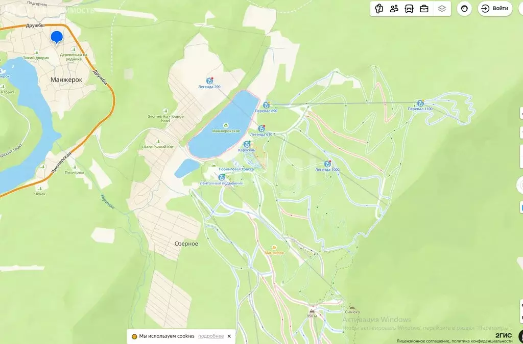 Дом в село Манжерок, Фабричная улица (22 м) - Фото 2