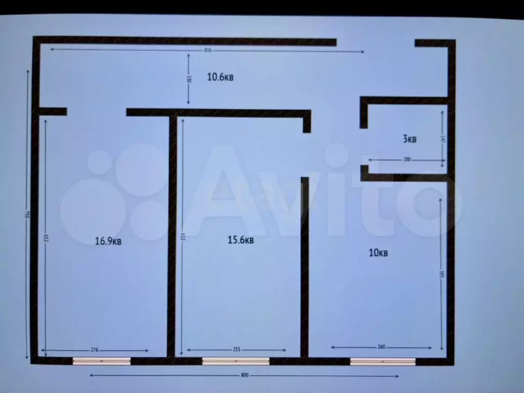2-к. квартира, 60 м, 6/16 эт. - Фото 0
