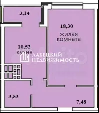 1-к. квартира, 40 м, 24/26 эт. - Фото 0