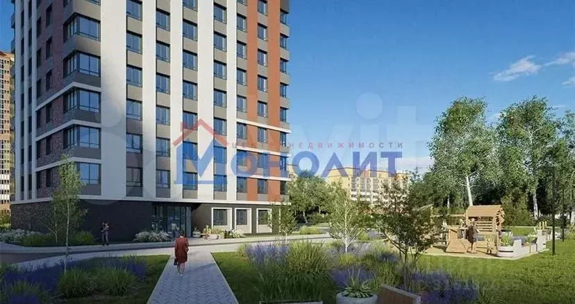 1-к. квартира, 35,9 м, 6/9 эт. - Фото 1