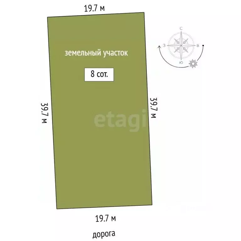 Участок в Тюменская область, Нижнетавдинский муниципальный округ, ... - Фото 2