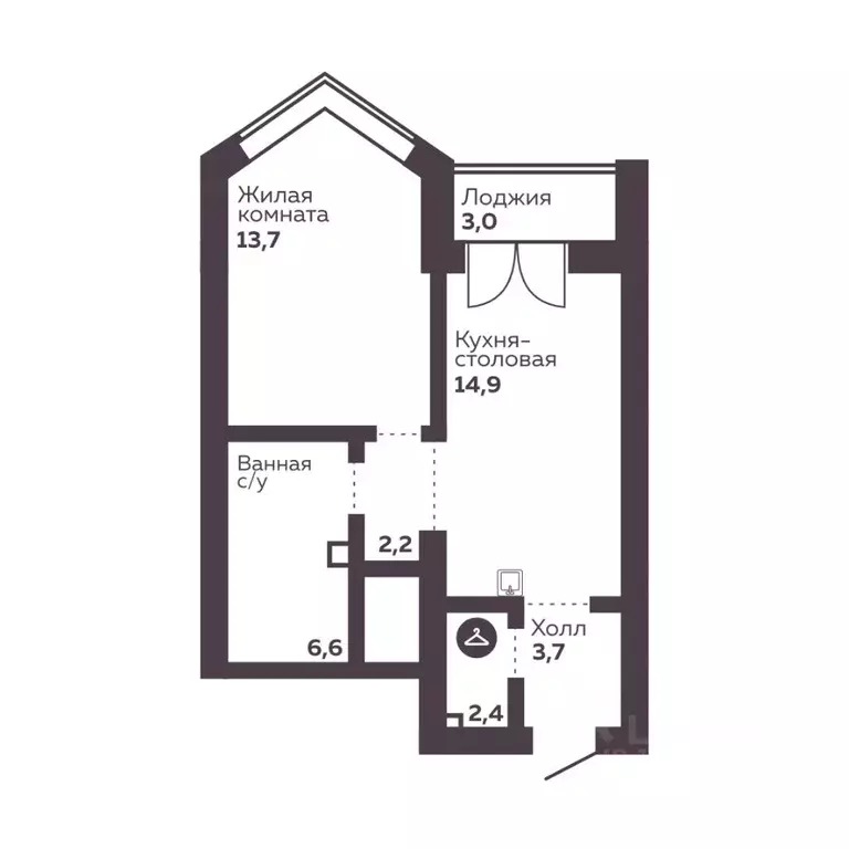 1-к кв. Свердловская область, Екатеринбург Уралмаш жилрайон, Голос ... - Фото 1