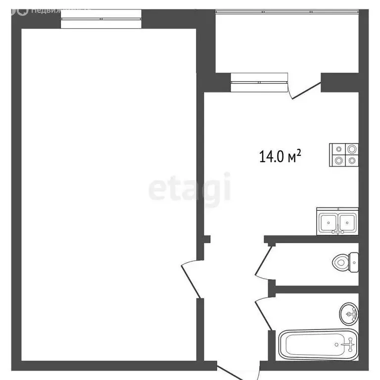 1-комнатная квартира: Раменское, улица Приборостроителей, 14 (41.5 м) - Фото 1