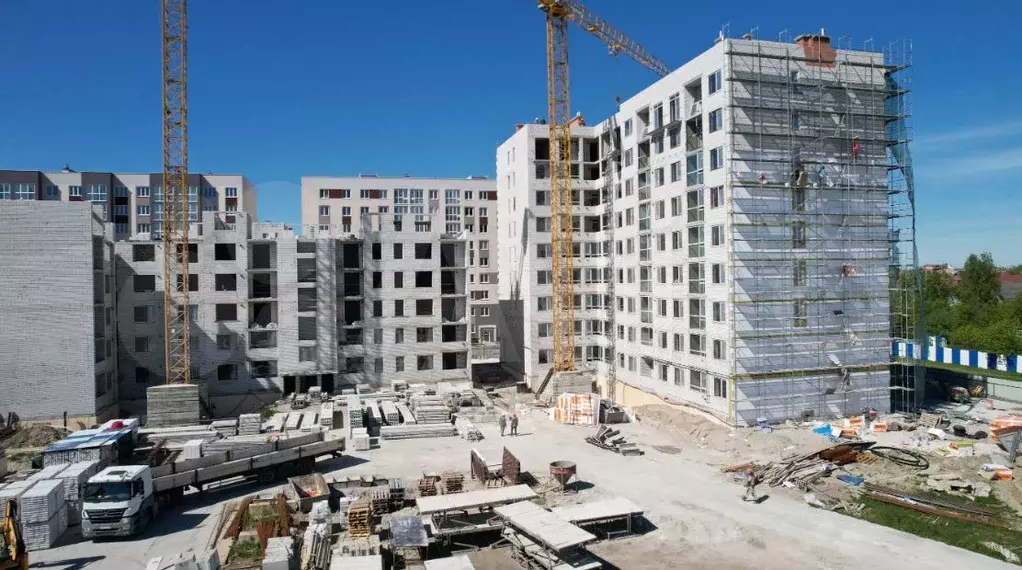 1-к. квартира, 33,9 м, 5/9 эт. - Фото 0