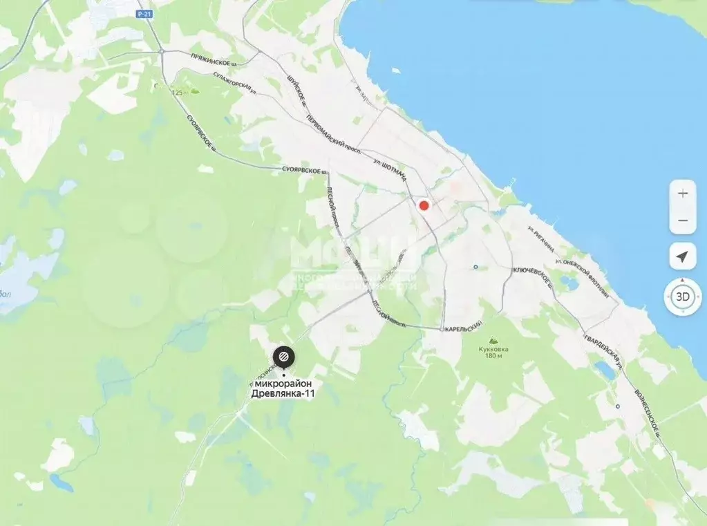 Участок в Карелия, Петрозаводск ул. Виктора Гудкова (10.0 сот.) - Фото 2