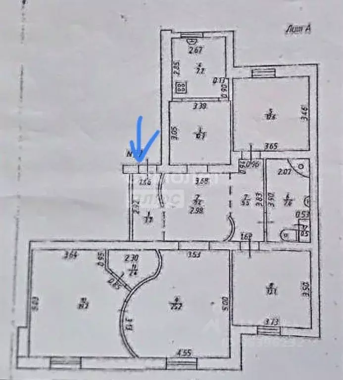 4-к кв. Татарстан, Казань ул. Волкова, 55 (117.7 м) - Фото 2