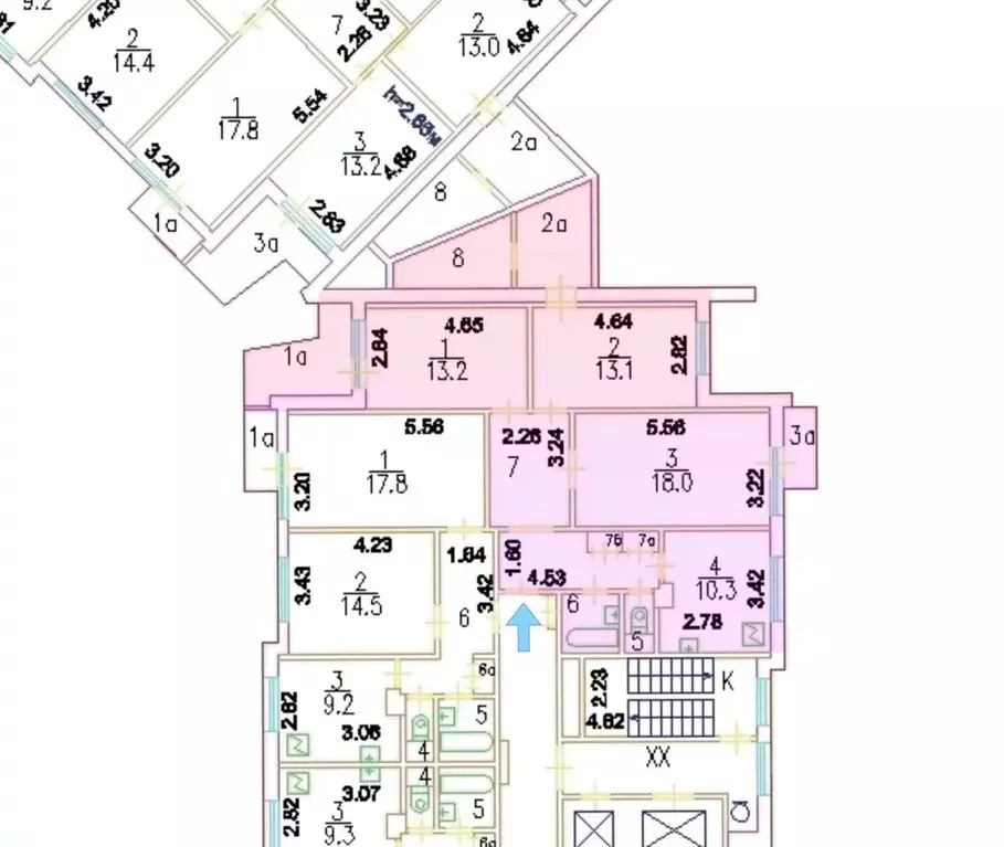 3-к кв. Москва Лебедянская ул., 24К1 (73.3 м) - Фото 1