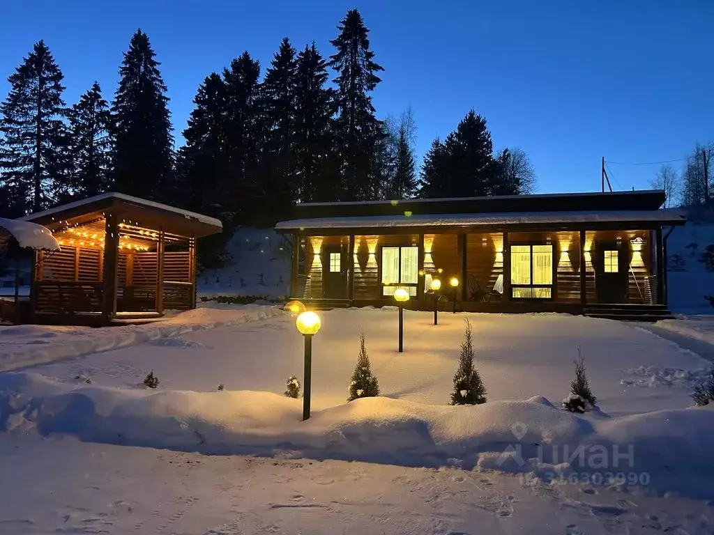 Дом в Карелия, Питкярантский муниципальный округ, пос. Ляскеля ул. ... - Фото 1