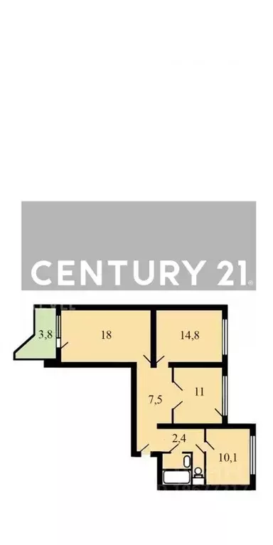 3-к кв. Москва ул. Мусы Джалиля, 28к1 (73.0 м) - Фото 1