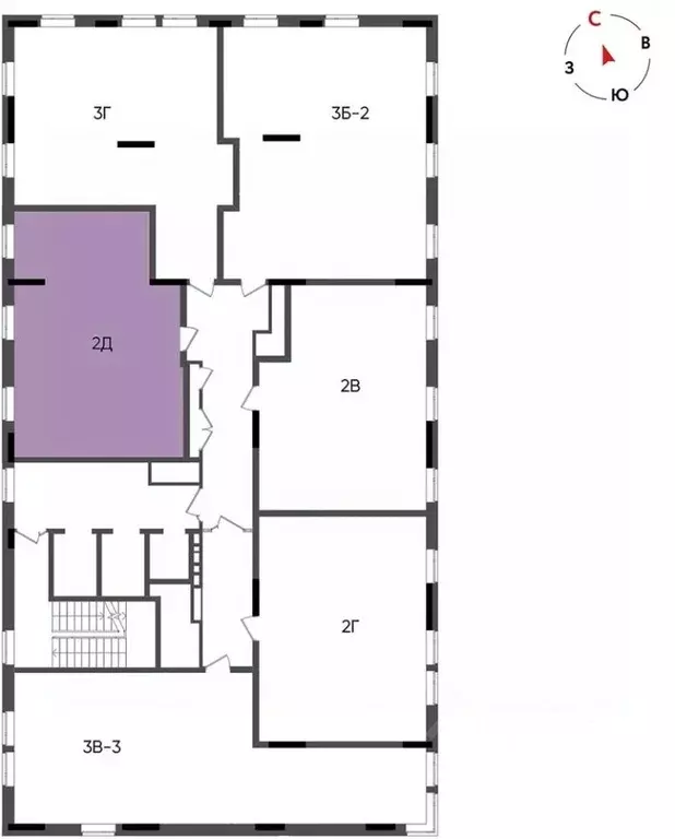 2-к кв. Татарстан, Казань Вознесенский Квартал жилой комплекс (61.18 ... - Фото 2