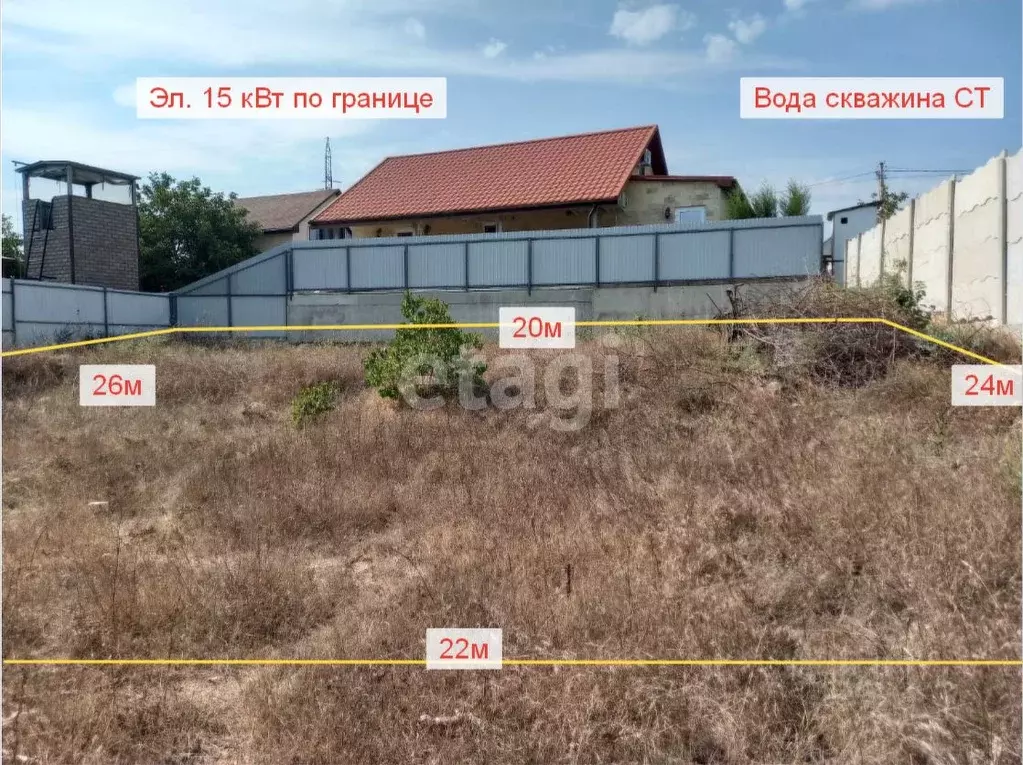 Участок в Севастополь Сатурн-2 садоводческое товарищество,  (5.22 ... - Фото 0