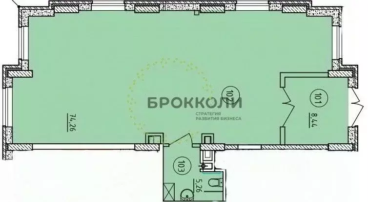 Помещение свободного назначения в Ростовская область, Ростов-на-Дону ... - Фото 1