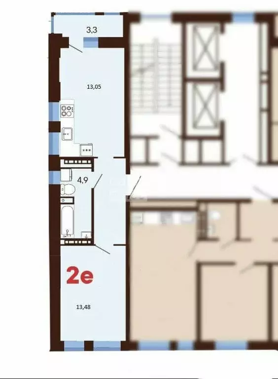 1-комнатная квартира: Екатеринбург, улица Блюхера, 38 (39.76 м) - Фото 0