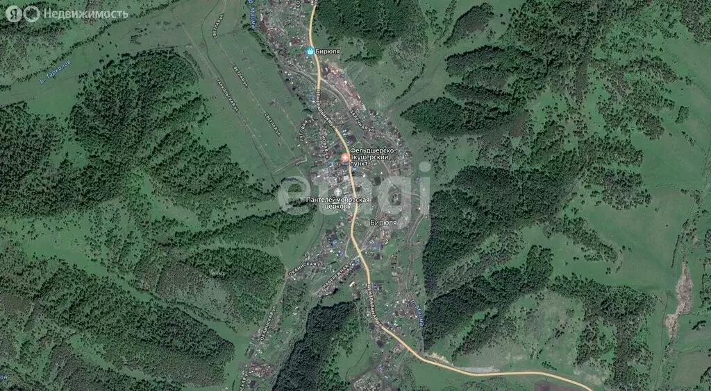 Участок в село Бирюля, Окаинская улица (15 м) - Фото 2