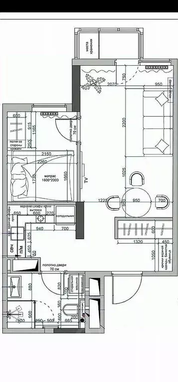 1-к кв. Ростовская область, Ростов-на-Дону ул. Нансена, 109/6 (37.0 м) - Фото 1