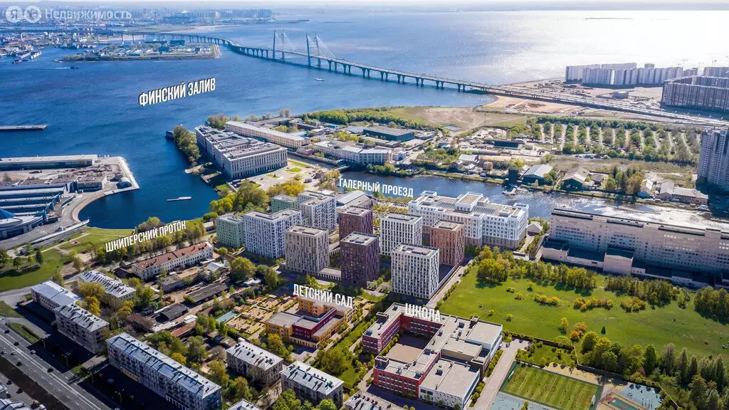 1-комнатная квартира: Санкт-Петербург, жилой комплекс Шкиперский 19 ... - Фото 1