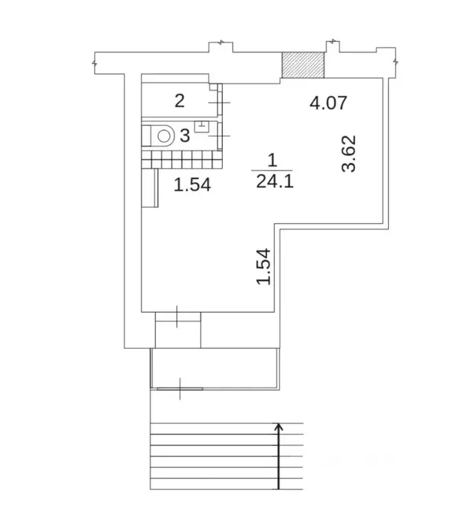 Помещение свободного назначения в Москва ул. Мастеркова, 3 (32 м) - Фото 2