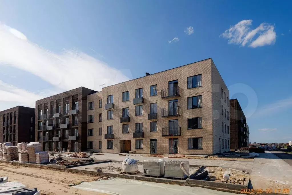 1-к. квартира, 37,4 м, 4/4 эт. - Фото 1