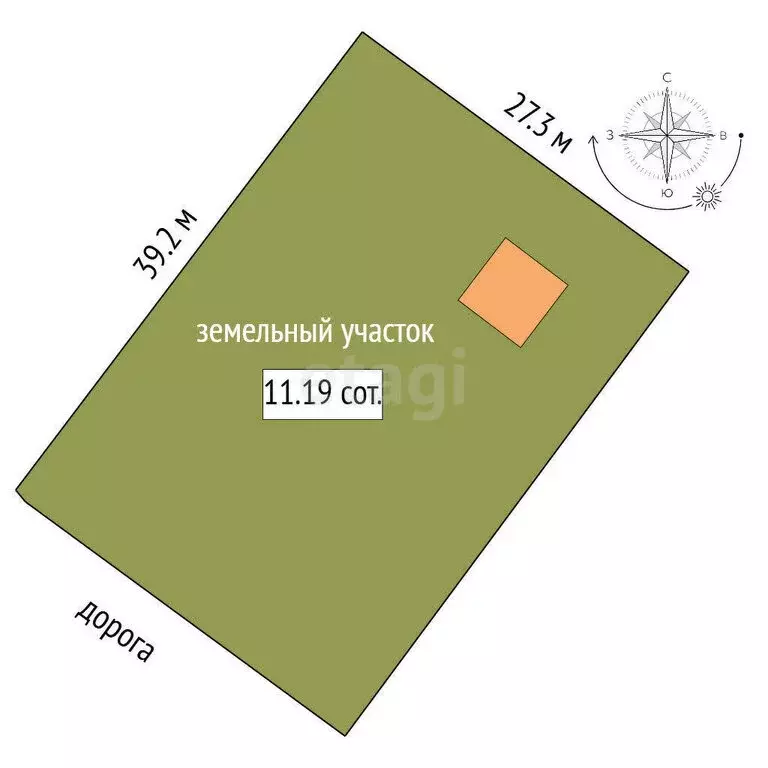 Дом в Гари, Заовражная улица (31 м) - Фото 1