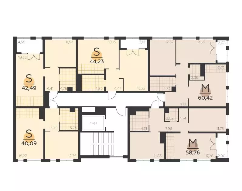 1-к кв. Тульская область, Тула городской округ, пос. Молодежный 10 ... - Фото 2