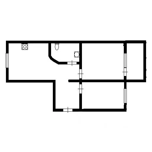 2-к кв. Татарстан, Казань ул. Ульянова-Ленина, 23 (70.0 м) - Фото 1