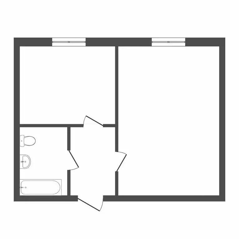 1-комнатная квартира: Тюмень, Олимпийская улица, 30 (36 м) - Фото 1