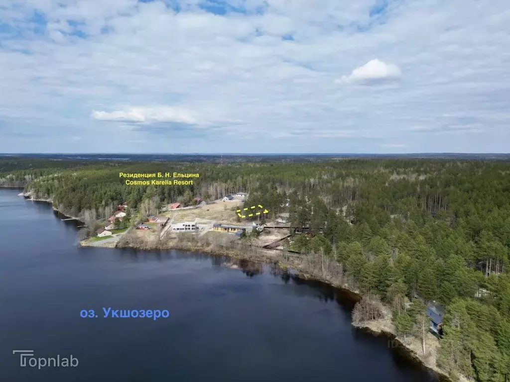 Участок в Карелия, Прионежский район, Деревянское с/пос, д. Ужесельга ... - Фото 1