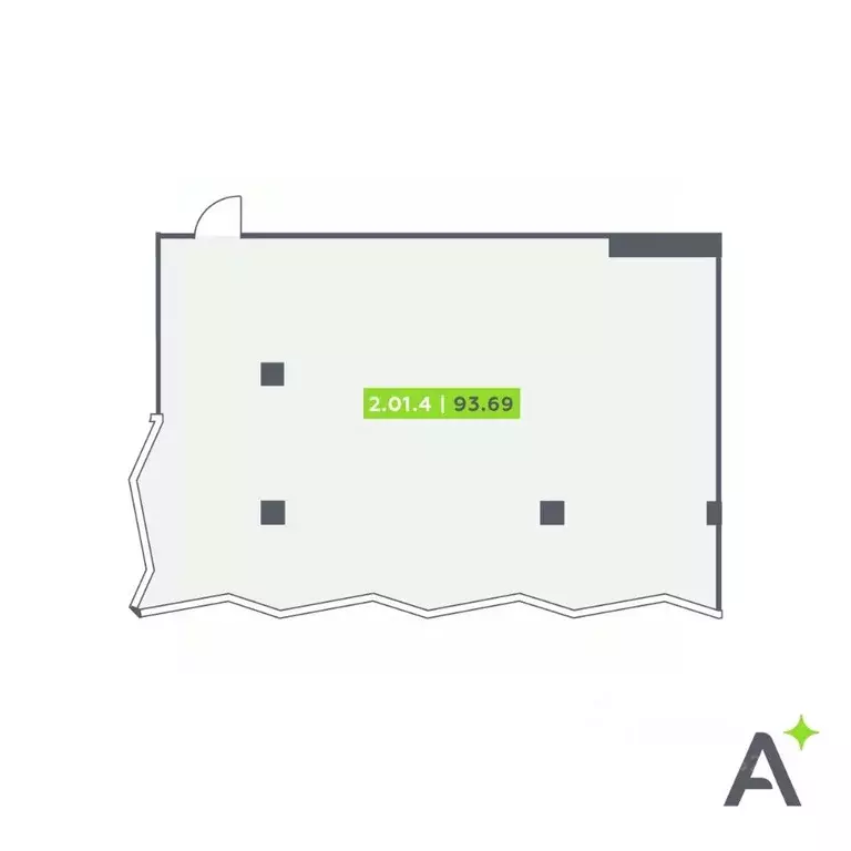 Офис в Санкт-Петербург Московский просп., 65Э (94 м) - Фото 1