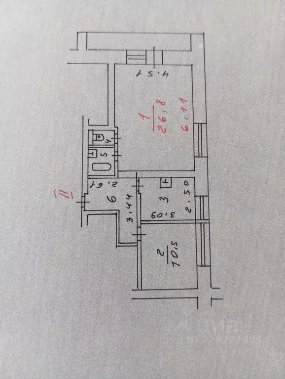 Помещение свободного назначения в Москва ул. Каховка, 12К1 (58 м) - Фото 1