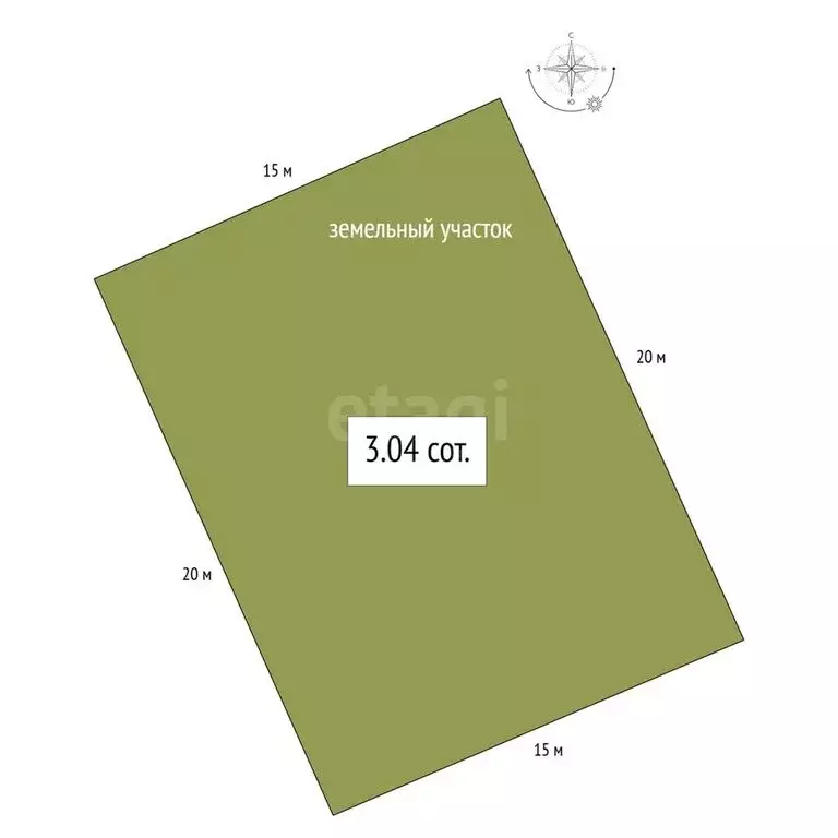 Участок в Новосибирск, Васюганская улица (3.04 м) - Фото 0