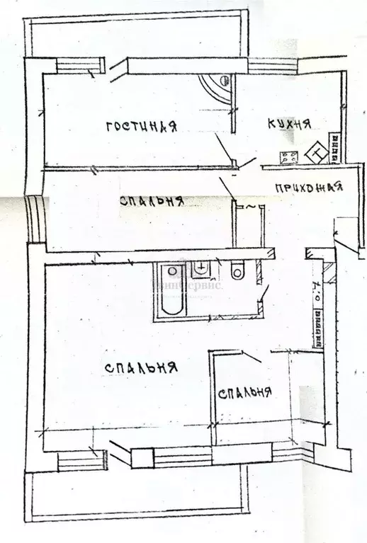 4-к кв. Тульская область, Тула Железнодорожная ул., 40А (97.0 м) - Фото 0