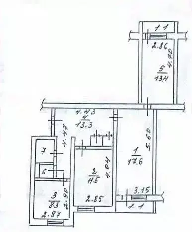 3-к кв. Тверская область, Тверь ул. Ильи Касьянова, 3 (70.4 м) - Фото 2