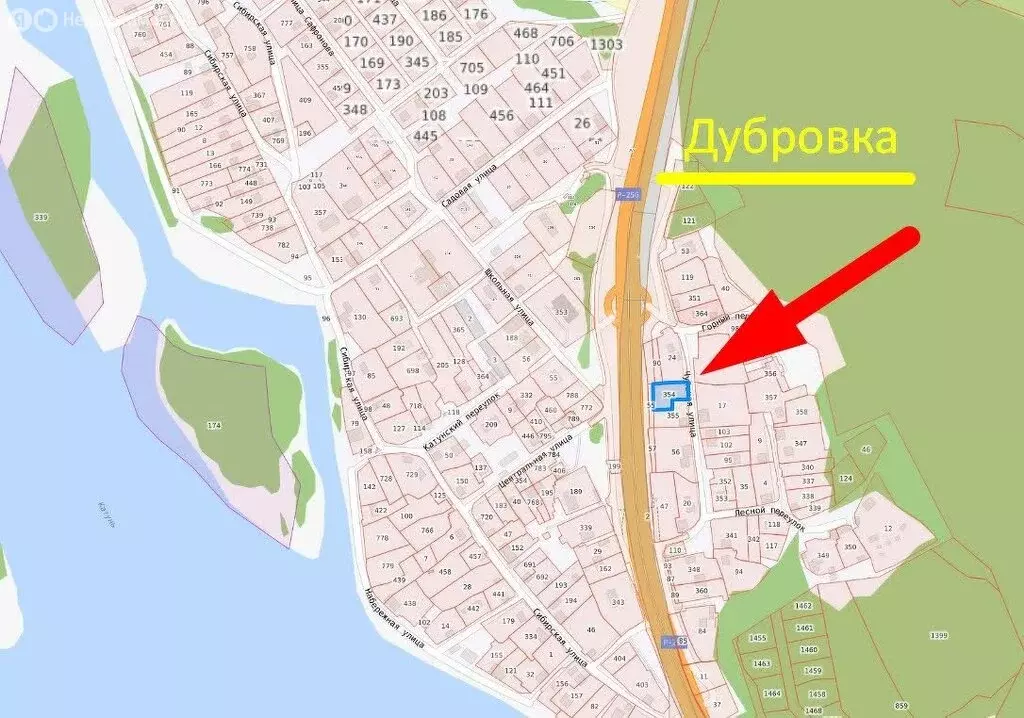 Участок в Майминский район, посёлок Дубровка, Чуйская улица (9.9 м) - Фото 2