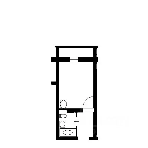 1-к кв. Новосибирская область, Новосибирск ул. Забалуева, 90 (18.1 м) - Фото 2
