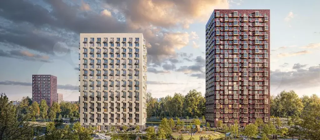 2-к. квартира, 60,6 м, 22/25 эт. - Фото 1