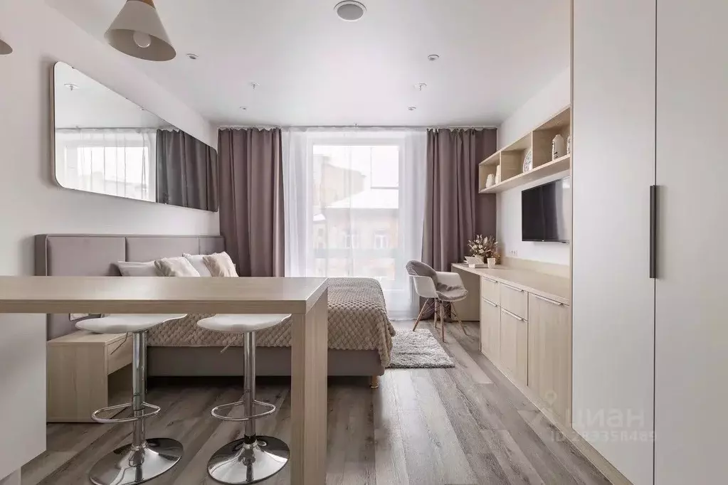 Студия Санкт-Петербург Социалистическая ул., 21 (28.0 м) - Фото 1