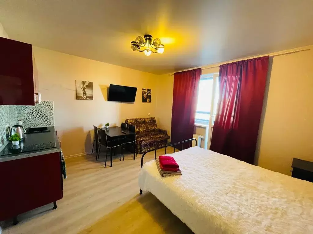 Студия Санкт-Петербург Парашютная ул., 42к1 (27.0 м) - Фото 1