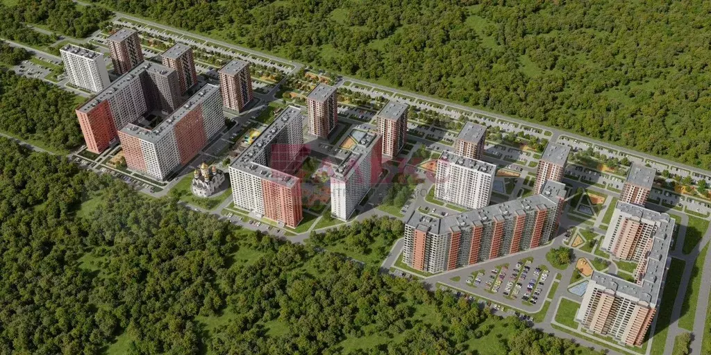 1-к. квартира, 36,1 м, 15/18 эт. - Фото 1