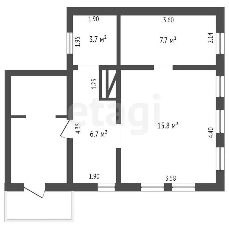 Дом в Ишим, Коркинская улица (61.4 м) - Фото 2