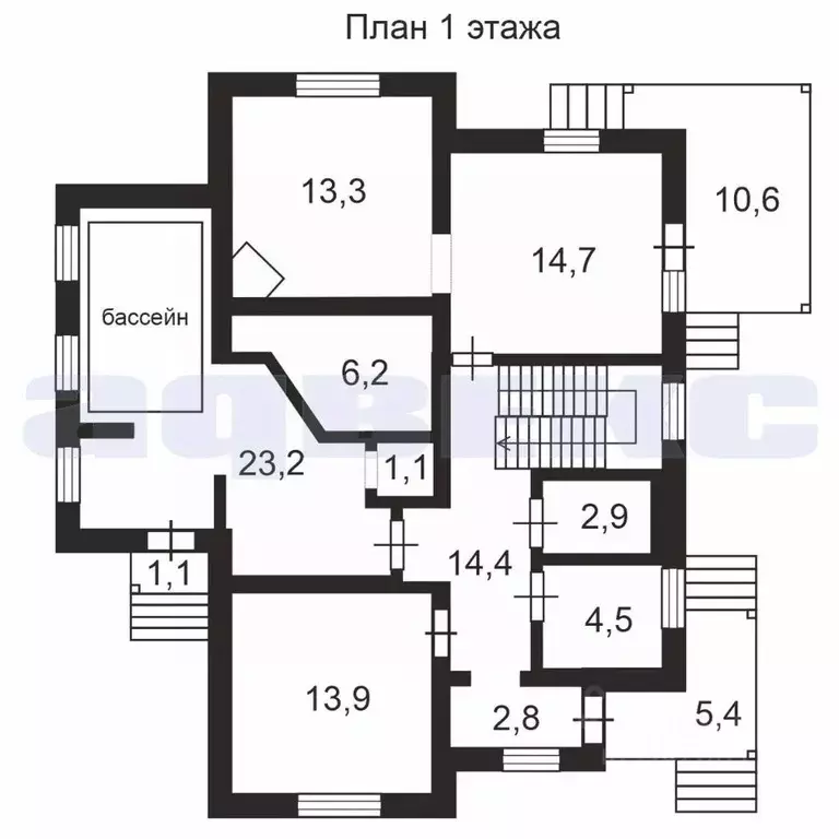 Коттедж в Ленинградская область, Выборгский район, Первомайское с/пос, ... - Фото 2