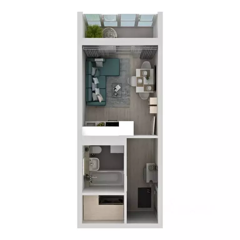 Студия Самарская область, Самара Южное ш., 13 (24.3 м) - Фото 1