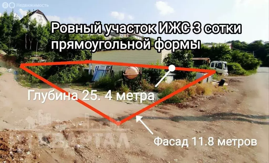 Участок в Борисовка, Гранатовая улица, 4А (3 м) - Фото 1