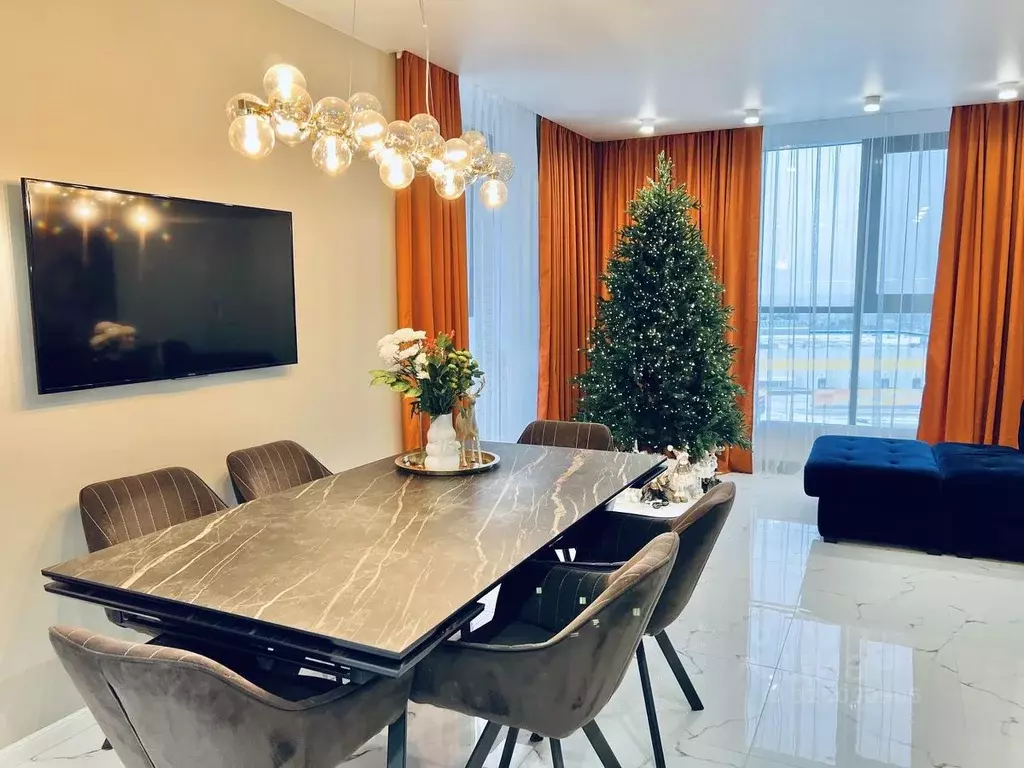 3-к кв. Башкортостан, Уфа ул. Рудольфа Нуреева, 1 (104.0 м) - Фото 1