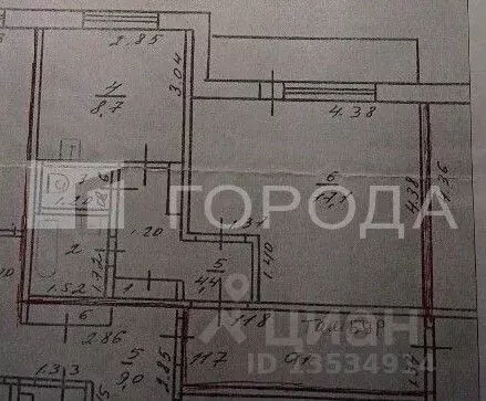 1-к кв. Алтайский край, Барнаул ул. Попова, 123 (34.5 м) - Фото 2