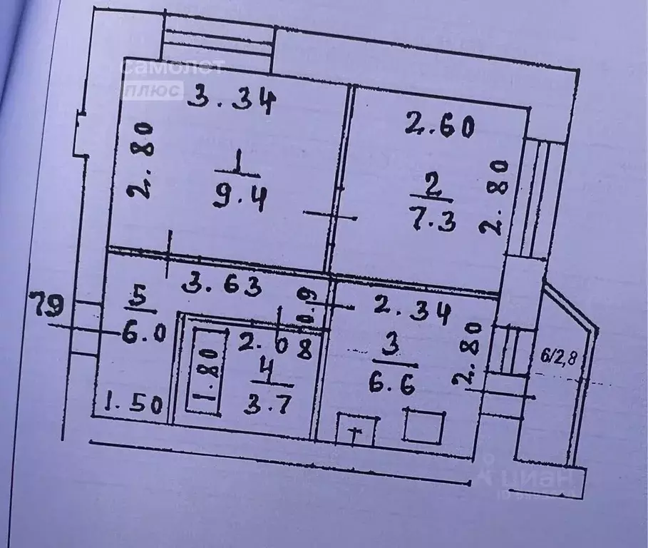 2-к кв. Башкортостан, Уфа ул. Уфимское Шоссе, 18/3 (33.0 м) - Фото 1