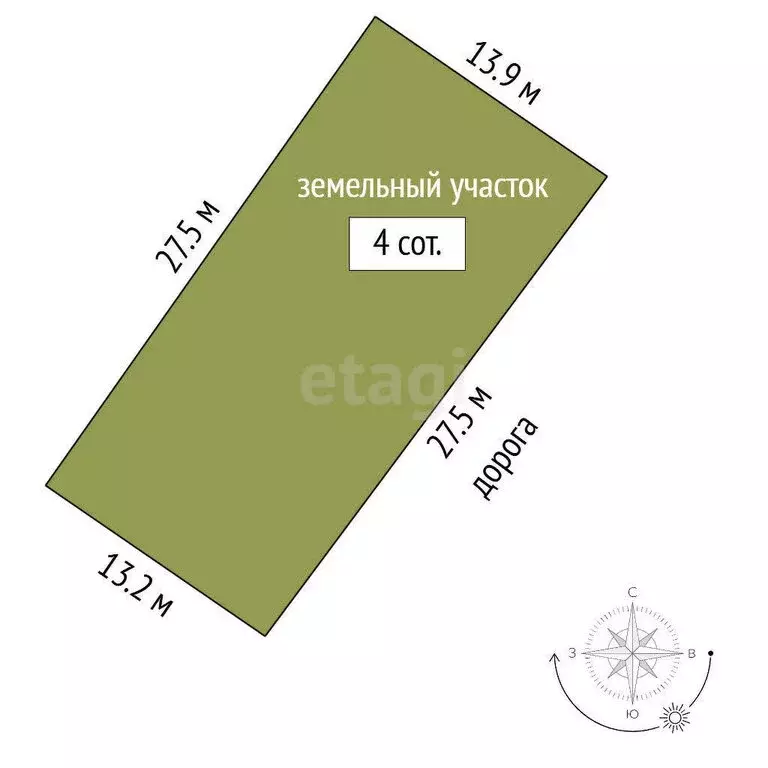 Участок в Стерлитамак, СНТ Газовик (4 м) - Фото 1