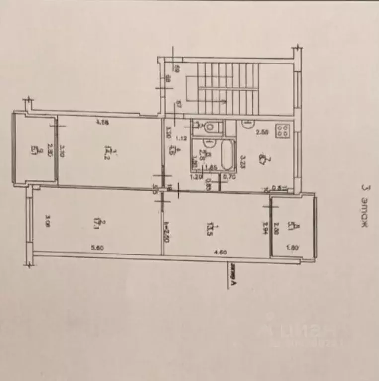 3-к кв. Краснодарский край, Сочи Бытха мкр, ул. Бытха, 53 (72.0 м) - Фото 0