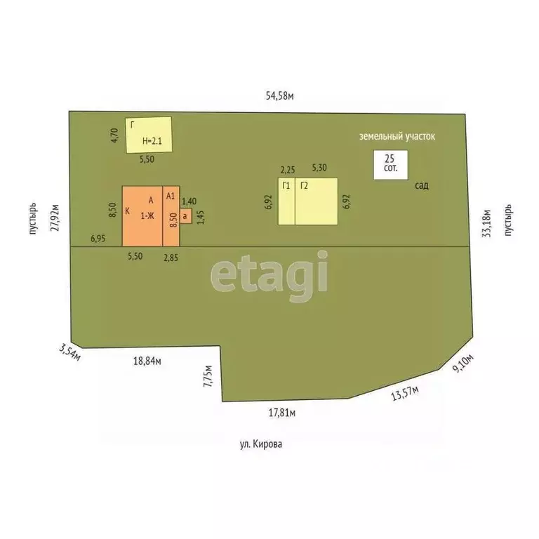 Дом в Мордовия, Рузаевский район, д. Надеждинка ул. Кирова, 1 (89 м) - Фото 1