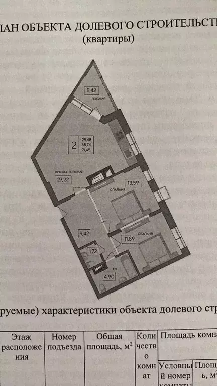 3-к кв. Тульская область, Тула ул. Болдина, 27 (68.0 м) - Фото 0
